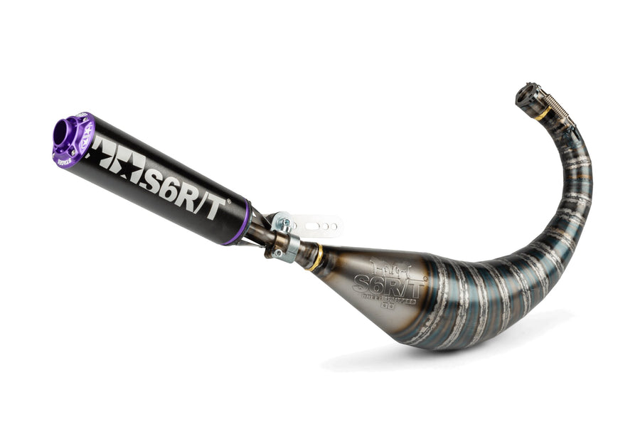 Derbi Senda X-Race SM '05 - '10 50 2T D50B0 - Pot d'échappement R/T 70-80 Noir Violet