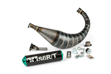 Derbi Senda X-Treme SM '05 - '10 50 2T D50B0 - Exhaust R/T 70-80 Black Turquoise