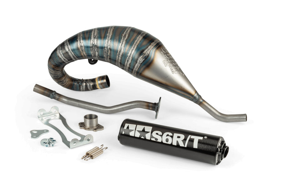Aprilia RX Factory 50 2T - Pot d'échappement R/T Haut Noir
