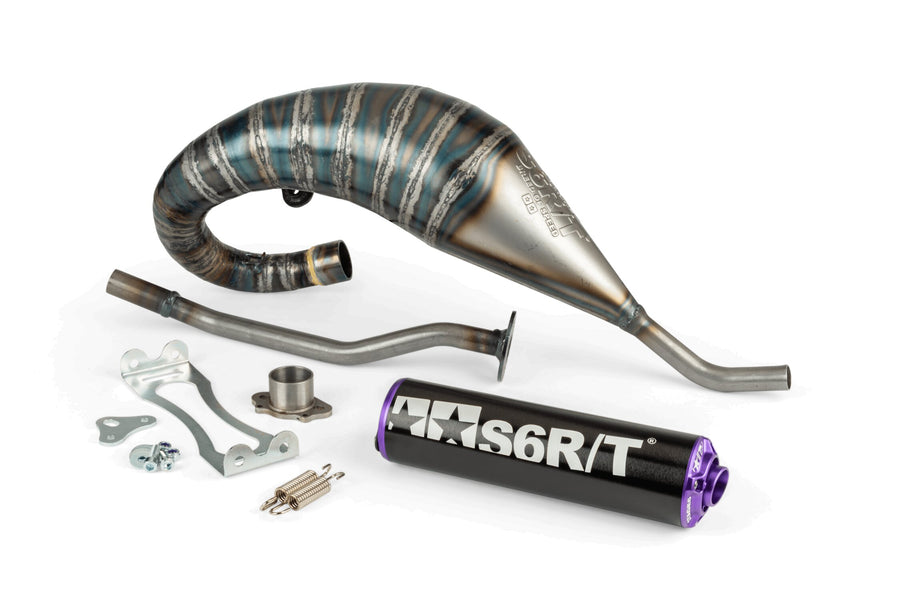 Aprilia RX Factory 50 2T - Pot d'échappement R/T High Noir Violet