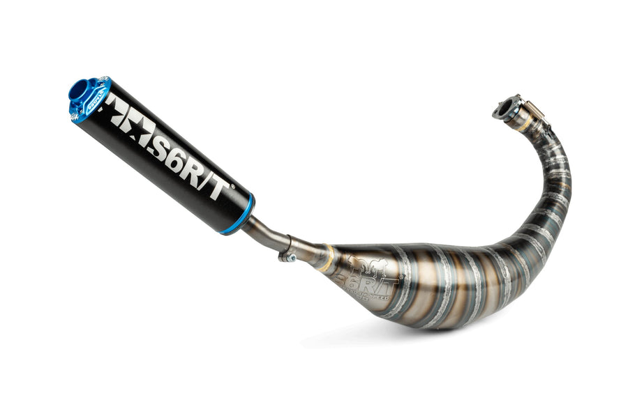 Aprilia RX Factory 50 2T - Exhaust 80-90 Black / Blue