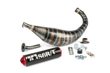 Aprilia RX Factory 50 2T - Exhaust 80-90 Black / Red