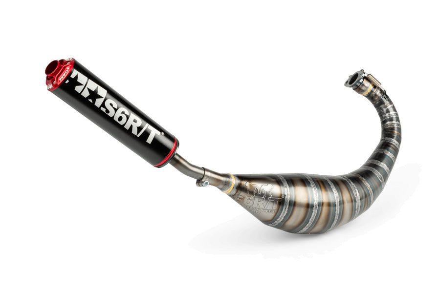 Aprilia RX Factory 50 2T - Exhaust 80-90 Black / Red