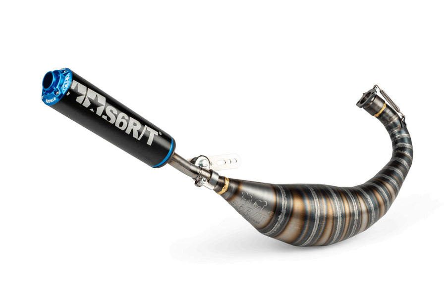 Aprilia SX 50 2T - Pot d'échappement 90-100 Noir / Bleu