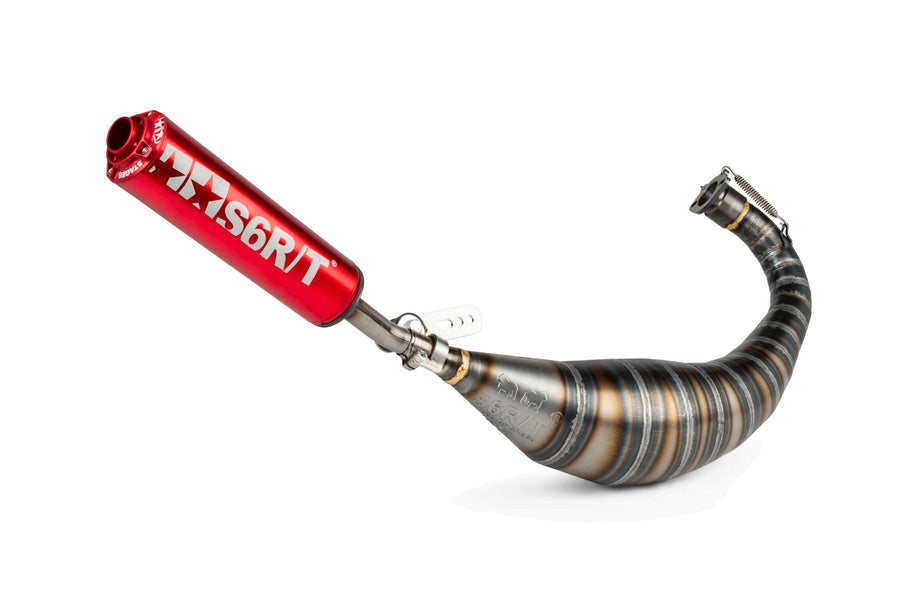 Aprilia SX SM 50 2T D50B0 [2007–] - Exhaust R/T 90-100 Red