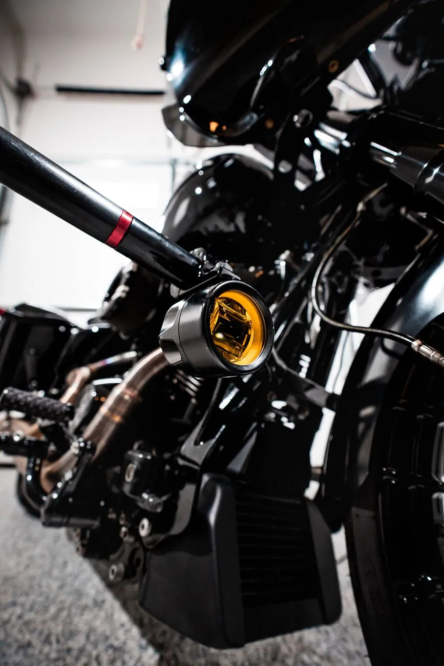 harley davidson flhxse [CUSTOM DYNAMICS] – ProBEAM® LED Halo Nebelscheinwerfer