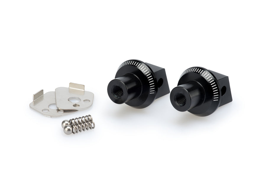 SUZUKI DL 800 V-STROM [2025] – Adapter Beifahrer Fußrasten- Gummipad – Schwarz