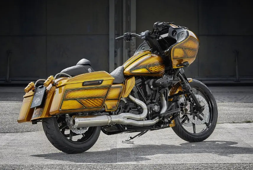 harley davidson touring [RICK'S MOTORCYCLES] – Disque de frein design vague flottante