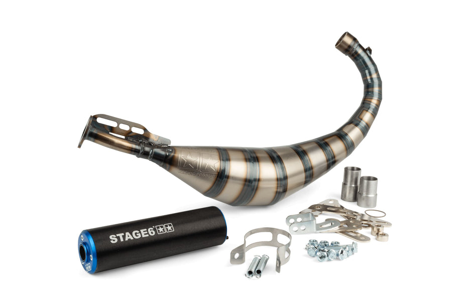 Fantic XE 50 2T - Exhaust Streetrace 80-90 Blue