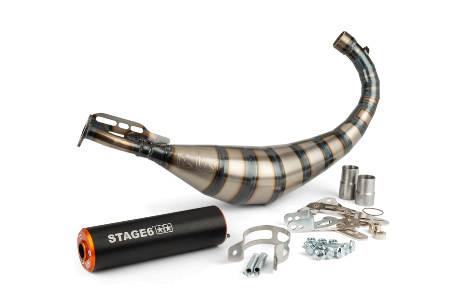 Beta RR Enduro 50 2T - Exhaust Streetrace 80-90 Orange Black