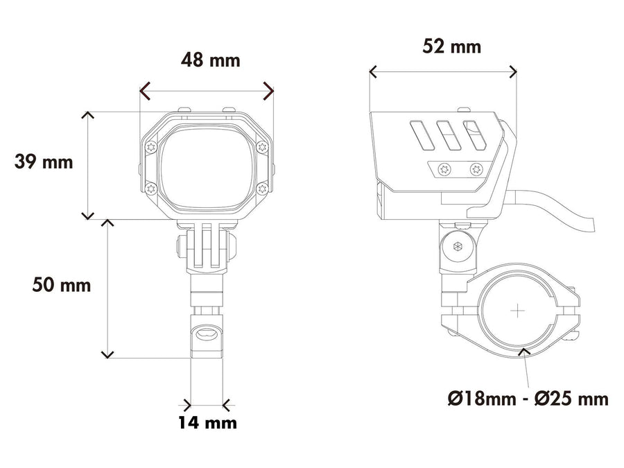 Royal Enfield BEAR 650 [2025-] - NOVA LED ZUSATZSCHEINWERFER SET