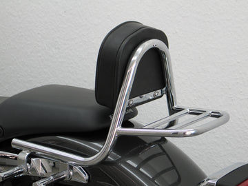 Honda VT 750 S (chaîne) [2010-2011] - Bar sissy en tuyau avec oreillers et porte-bagages