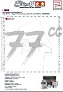 Rieju MRT Pro SM 50 2T - Motorpack Zylinder Auspuff Big Racing 77ccm