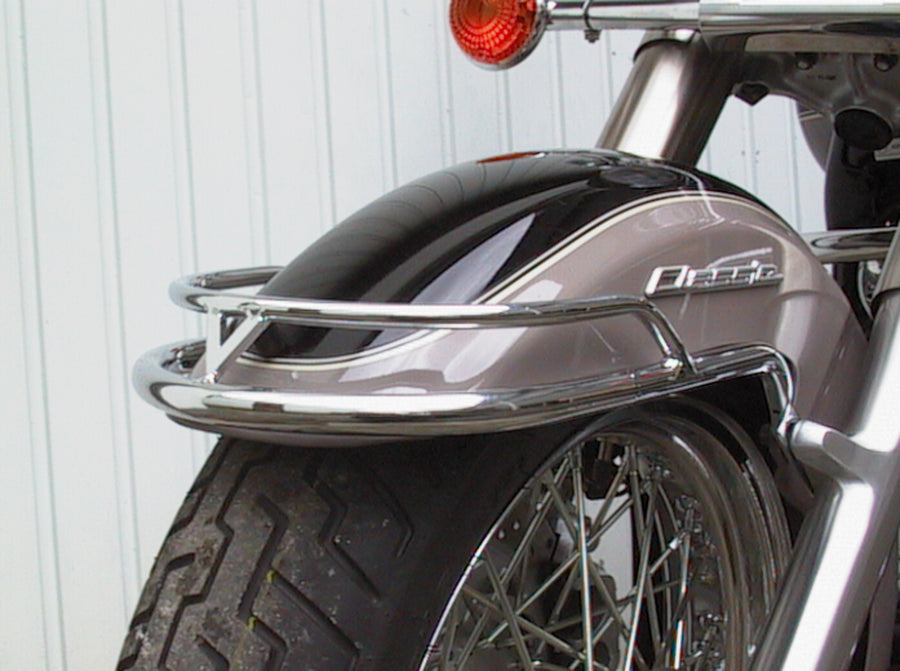 Yamaha XVS 650 Drag Star Classic [1998-2007]-Reling for the front wheel protection sheet