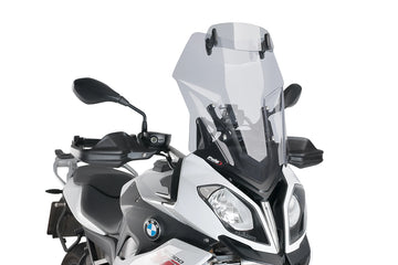 BMW S1000XR 2015–2018 - touring windshield with spoiler | Tinted | PUIG 7620H