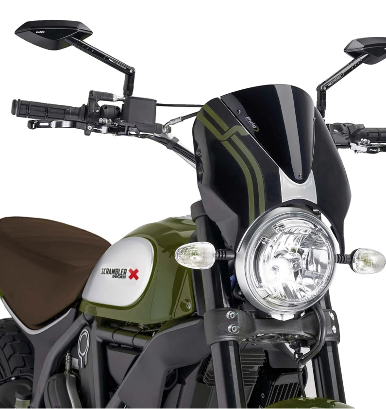 DUCATI SCRAMBLER 800 ICON DARK [2025] – RetroVision windshield visor