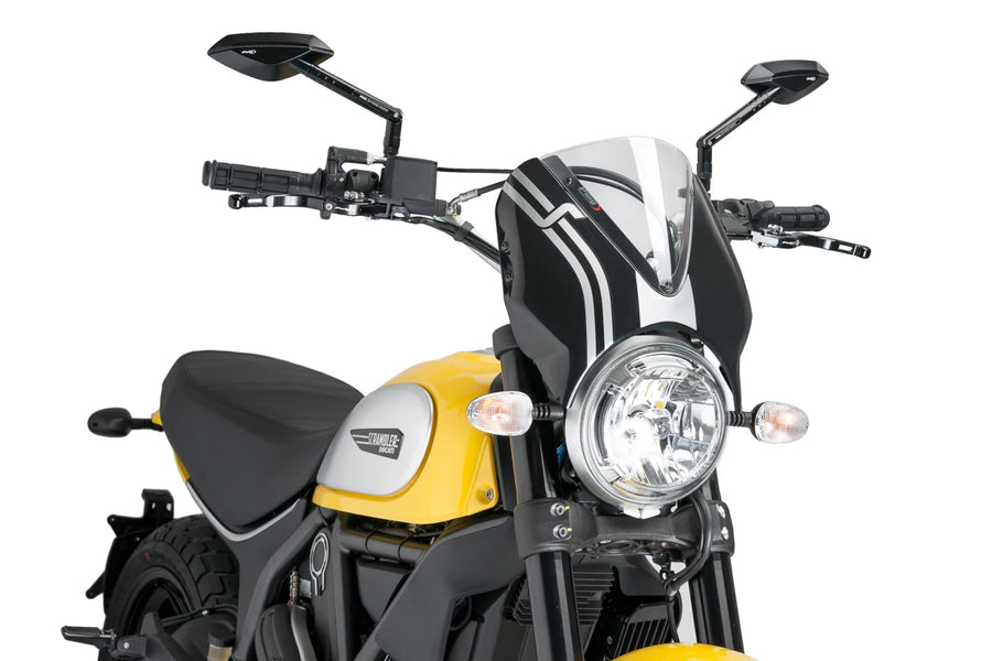 DUCATI SCRAMBLER 800 ICON DARK [2025] – RetroVision windshield visor