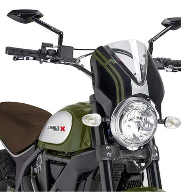 DUCATI SCRAMBLER 800 ICON DARK [2025] – RetroVision windshield visor