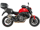 Ducati Monster 890 / + [2026] - Smartrack-Set mit Xcore Topcase silber/schwarz