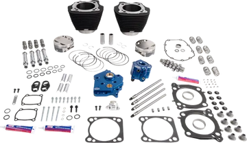 Harley-Davidson FXBB 1923 Softail Street Bob 117 [2026] - 132" Power Package Motorleistungs-Kit – Oberfläche: Schwarz, Nicht hervorgehobene Kühlrippen – Bild 2