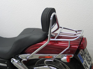 Harley Davidson Dyna Fat Bob [2008-2013] - Bar sissy passager avec oreillers et porte-bagages