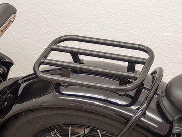 Triumph Bonneville Bobber [2017] - passenger rack Ø 16 mm, black shiny