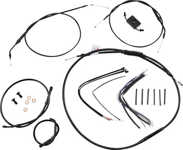harley davidson sportster 883 iron xl [BURLY BRAND] - Kit guidon rallongé et conduite de frein pour Sportster avec ABS