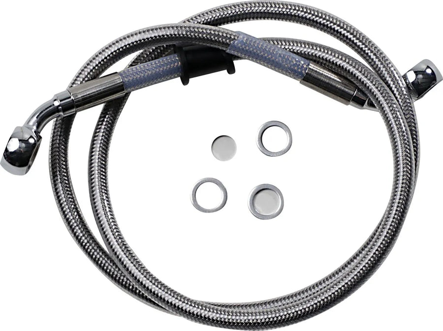 harley davidson fxfb [DRAG SPECIALTIES] - Kit conduites de frein inox