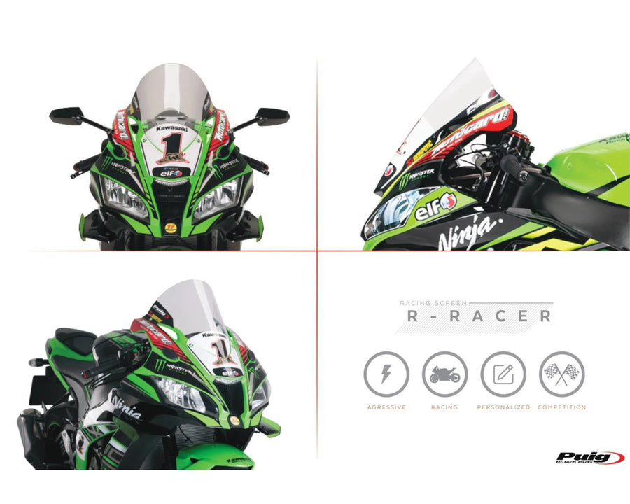 KAWASAKI ZX-10RR NINJA PERFORMANCE [2018] – R-Racer Scheibe – Transparent