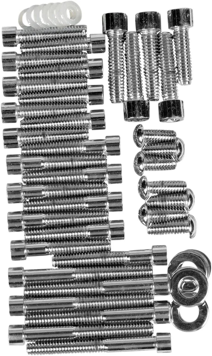 harley-davidson low rider s [DRAG SPECIALTIES] - Jeu de vis pour couvercle arbre à cames/primaire/transmission