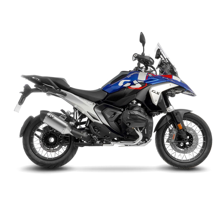 bmw r 1300 gs trophy [LEOVINCE] – LV-14 stainless steel rear silencer