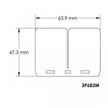 Ktm Sx 200 [V-FORCE] - PLAQUE DE REMPLACEMENT POUR BLOC MEMBRANE V-FORCE3
