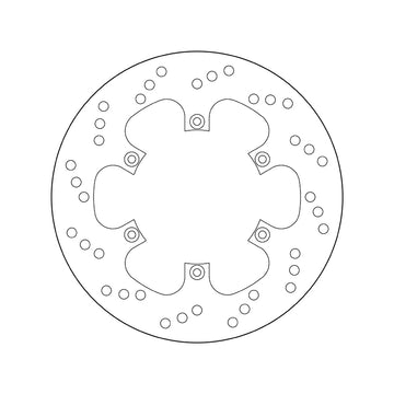 Benelli Bn 600 [BREMBO] - Series Oro round rigid brake disc - 0