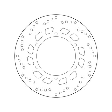 Yamaha Xv 125 [BREMBO] - Series Oro round rigid brake disc