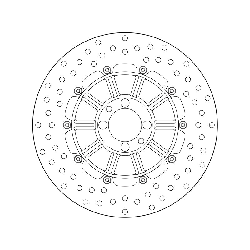 Bmw K 100 Rt [BREMBO] - Disque de frein rigide rond série Oro