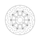 Bmw K 100 Rt [BREMBO] - Disque de frein rigide rond série Oro-2
