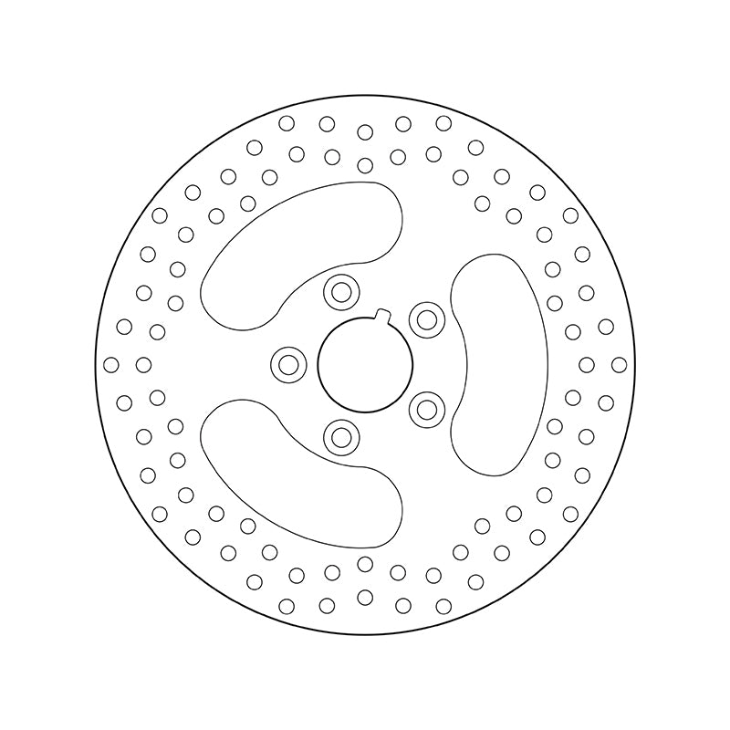 Harley Davidson Fxsts [BREMBO] - Series Oro round rigid brake disc