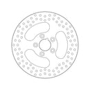 Harley Davidson Fxsts [BREMBO] - Series Oro round rigid brake disc-2