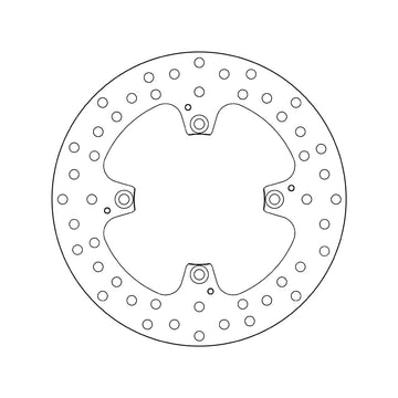 Hyperstrada 821 [BREMBO] - Serie Oro rund starr Bremsscheibe