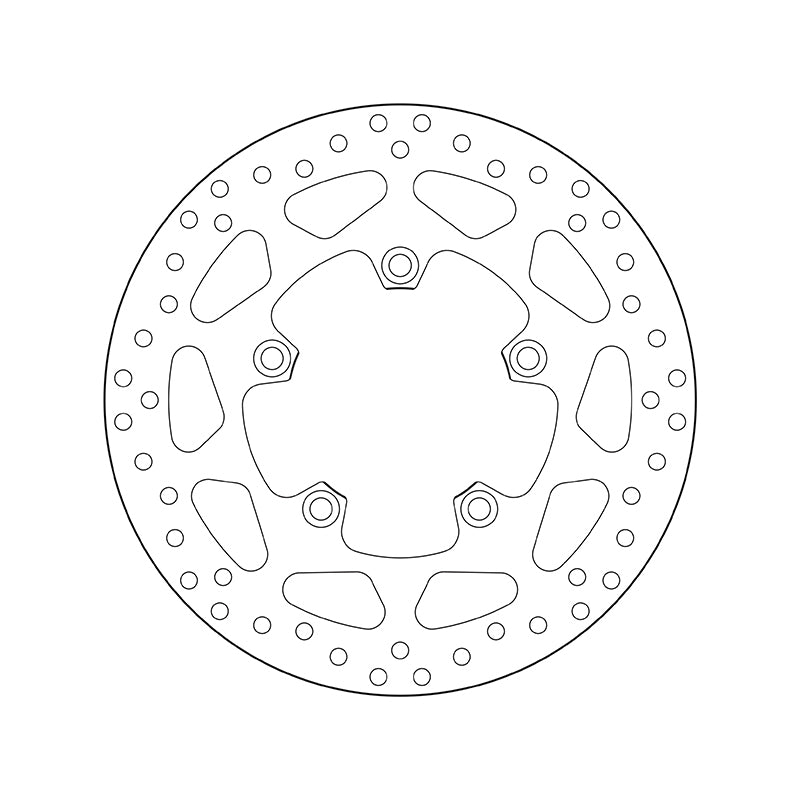Triumph Tiger Explorer Xr [BREMBO] - Disque de frein rigide rond Série Oro