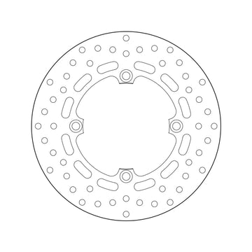 Honda Crf 1000 [BREMBO] - Series Oro round rigid brake disc - 0