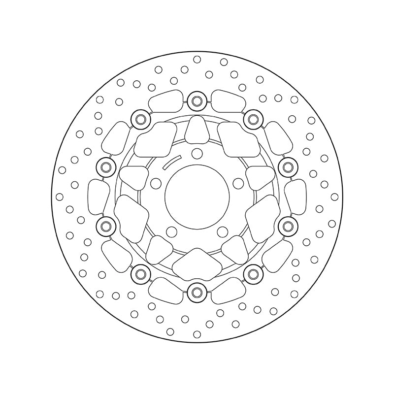 Suzuki Gsf 600 [BREMBO] - Serie Oro rund schwimmend Bremsscheibe