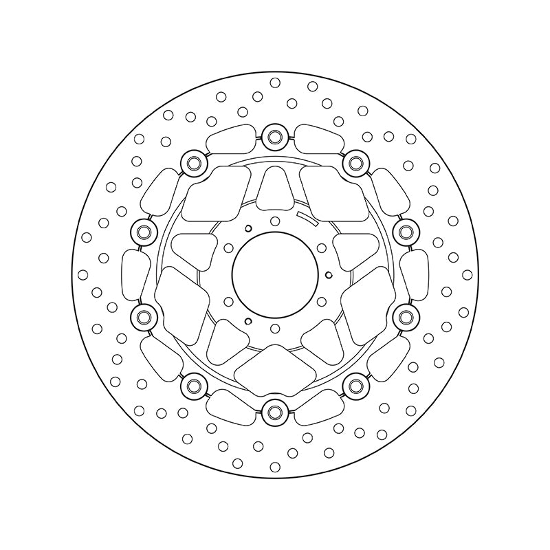 Honda Crossrunner 800 [BREMBO] - Serie Oro rund schwimmend Bremsscheibe