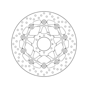 Honda Vfr 800 [BREMBO] - Disque de frein flottant rond Série Oro