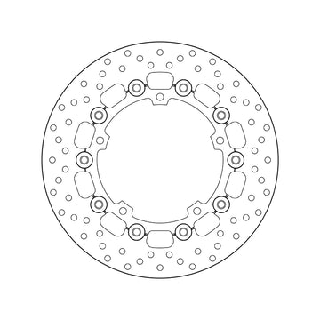 Yamaha Ténéré 700 Rally [BREMBO] - Series Oro round floating brake disc