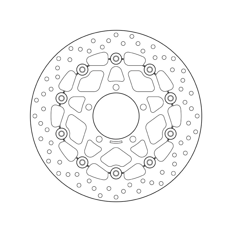 Kawasaki Er 6 F [BREMBO] - Serie Oro rund schwimmend Bremsscheibe