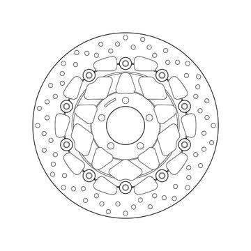 Kawasaki Zr 750 [BREMBO] - Serie Oro rund schwimmend Bremsscheibe