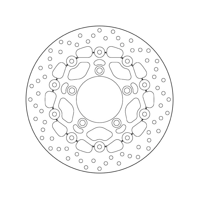 Kymco Ak 550 [BREMBO] - Series Oro round floating brake disc
