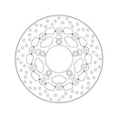 Kymco Ak 550 [BREMBO] - Series Oro round floating brake disc
