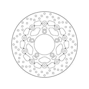 Kymco Ak 550 [BREMBO] - Disque de frein flottant rond série Oro